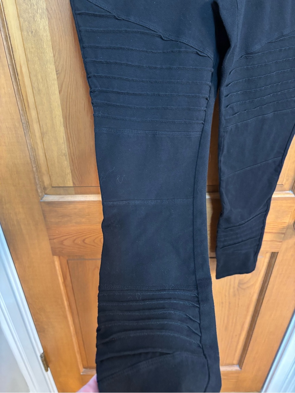Torrid size 2 moto style leggings black no pockets. - Picture 2 of 8